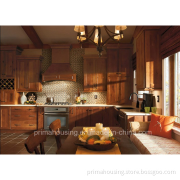 Europe Tranditional Soild Wood Kitchen Cabinet